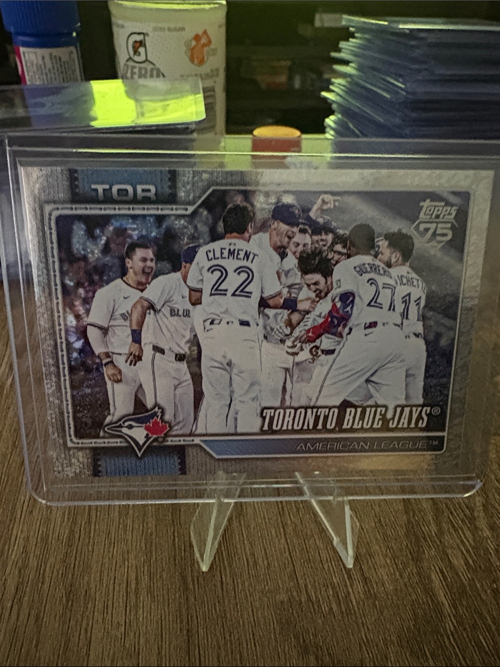 Topps Toronto Blue Jays Team Photo Card - Refractor